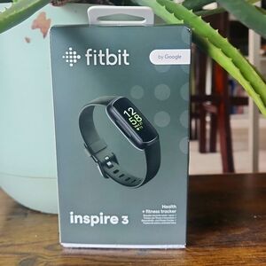 Fitbit Inspire 3 Black Fitness Health Workout Tracker